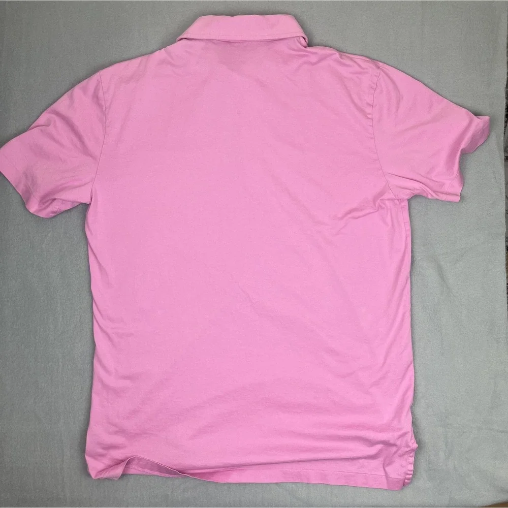 Vintage Ralph Lauren Polo Golf Shirt‎ Mens Medium Lisle Button Up Classic 90s